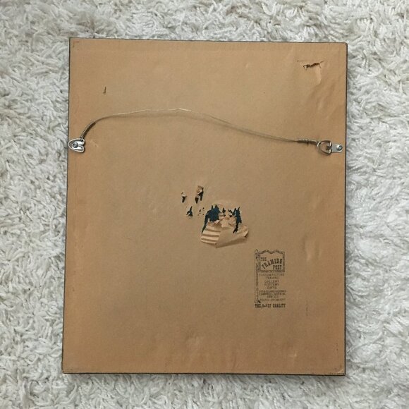 Vintage Hummel Needlework Children In The Rain 3D Embroidery Professional Frame - Picture 11 of 12